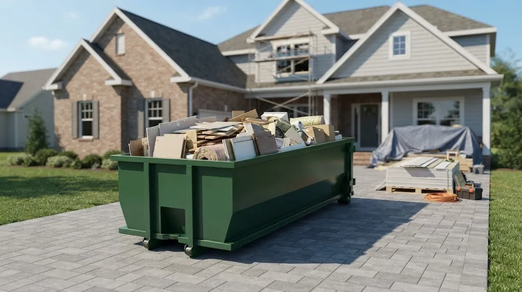 20 yard dumpster rental from our Pflugerville fleet