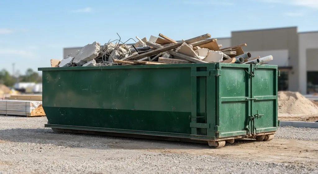 30 yard dumpster rental from our Pflugerville fleet